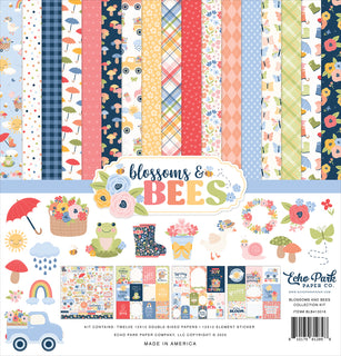 Blossoms & Bees Collection Kit - 12 x 12 Paper Pack