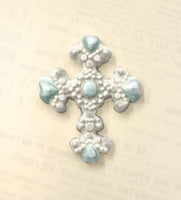 
              Beaded Cross Silicone Mould
            