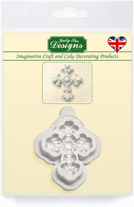 Beaded Cross Silicone Mould