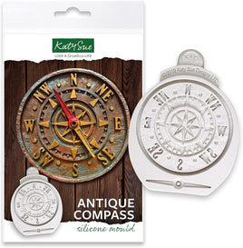 Antique Compass Silicone Mould