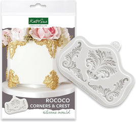 Rococo Corners & Crest Silicone Mould