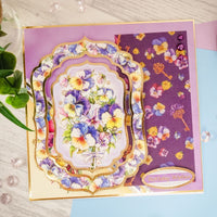 Deluxe Craft Pad - Perfect Pansies