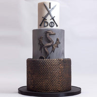 Continuous Dragon Scales Silicone Mould