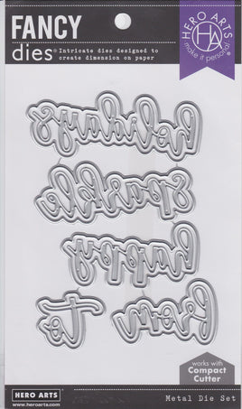 Hero Arts Holiday Words Dies - sale