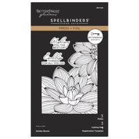 Golden Bloom Press Plate & Die Set & Stencil Set Stencil - BetterPress Society January 2026