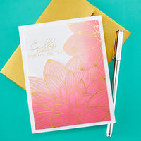 Golden Bloom Press Plate & Die Set & Stencil Set Stencil - BetterPress Society January 2026