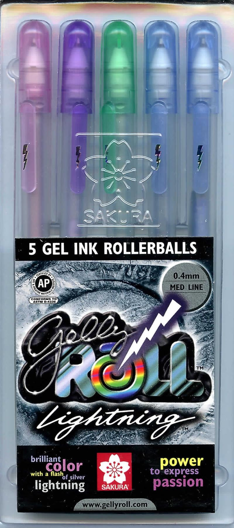 GellyRoll HOT Metallic Gel Pens/5 pc set