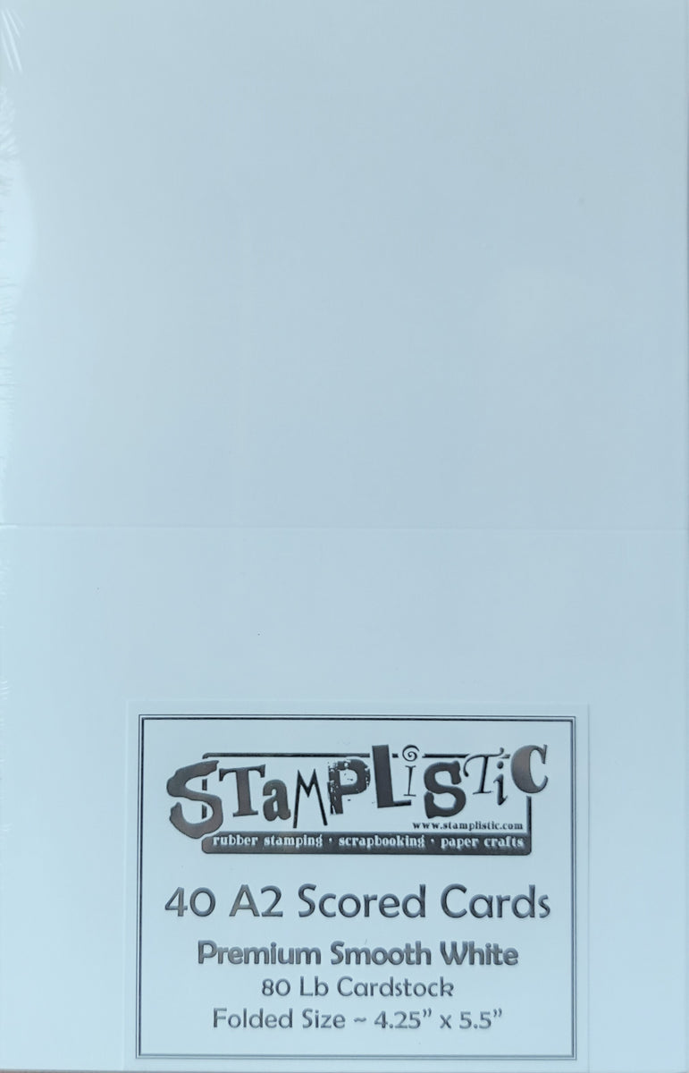A2 Card Base - White| Stamplistic