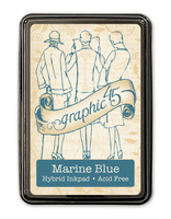 
              Marine Blue Hybrid Ink Pad - Graphic 45
            