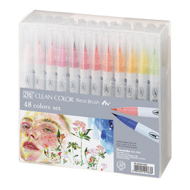 48 Color Zig Clean Color Real Brush Set