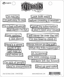 Shut Up And Color Stamp Set