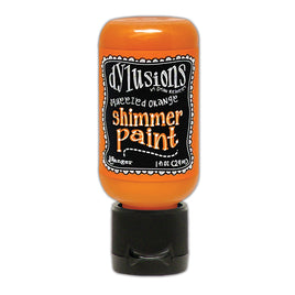 Squeezed Orange Shimmer Paint