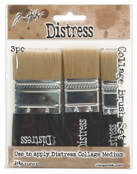Tim Holtz Distress Collage Brush - 3 Pack Assortment