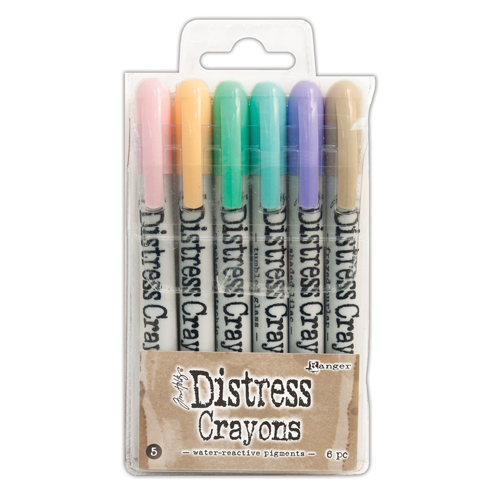 Tim Holtz Distress Crayon Set - Set #4