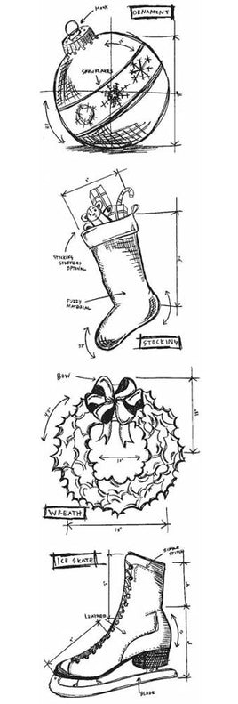 Christmas 2 Blueprint Strip