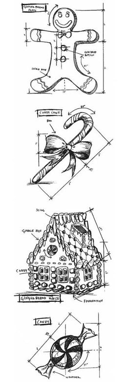 Christmas 3 Blueprint Strip