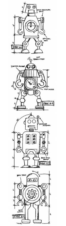 Robots Blueprint Strip