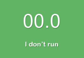 I Don't Run