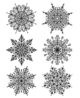 Swirly Snowflakes